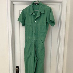 Big Bud Press Seafoam Green Short Sleeve Jumpsuit - M